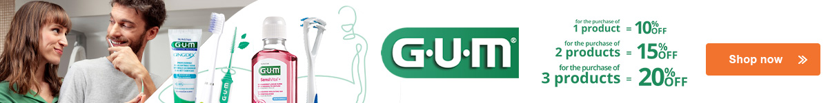 10% off on all the GUM products