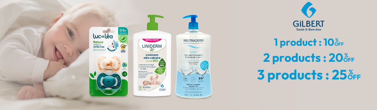 Luc et Léa, Neutraderm, Le Comptoir Aroma, Liniderm, Gilbert
