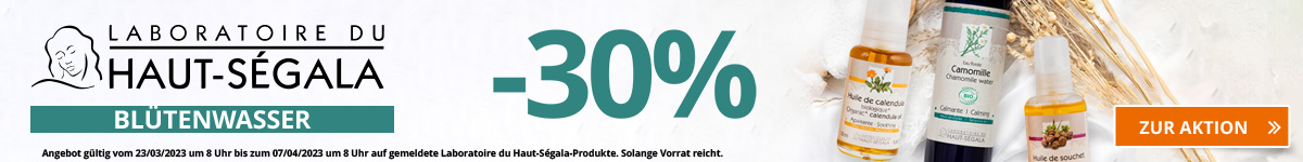 -30% auf alle Laboratoire du Haut-Ségala Pflanzenölen Produkte