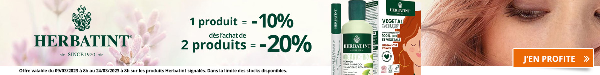 -10% sur tous les produits Herbatint