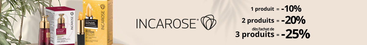 -10% sur tous les produits Incarose