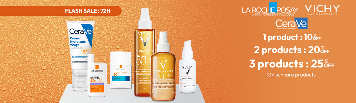 La Roche-Posay, Vichy, CeraVe