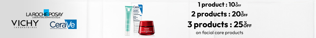 La Roche-Posay, Vichy, CeraVe