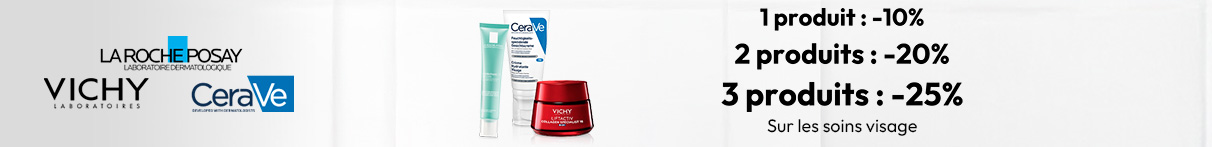 La Roche-Posay, Vichy, CeraVe