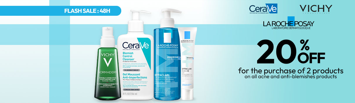 La Roche-Posay, Vichy, CeraVe