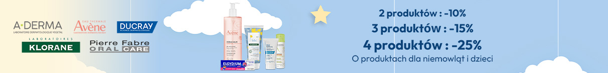 Avène, Aderma, Ducray, Klorane, Elgydium 
