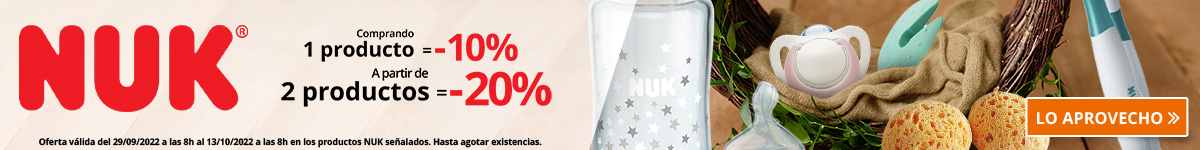 -10% en todos los productos NUK