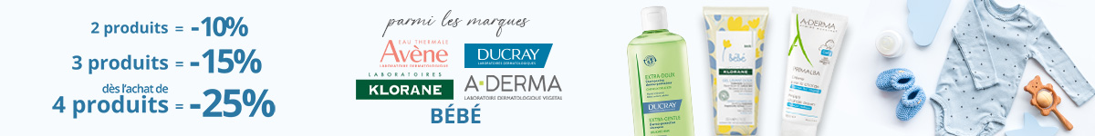 Offre Ducray, Aderma, Avène & Klorane