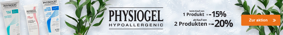 -15% auf alle Physiogel Produkte