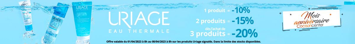 -10% sur tous les produits Uriage