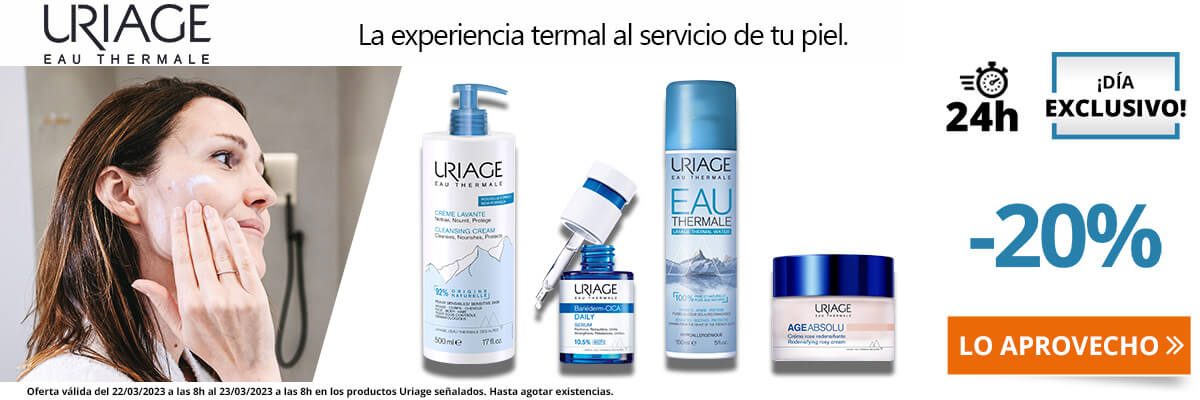 -20% en todos los productos Uriage