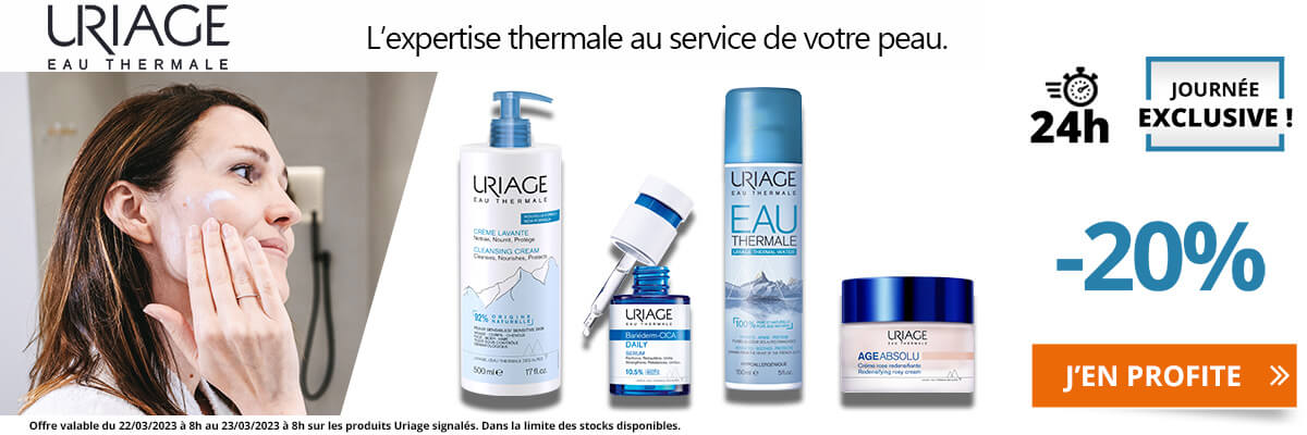 -20% sur tous les produits Uriage