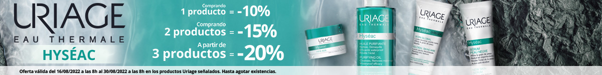 -10% en la gama Uriage Hyséac