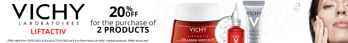 20% off on the whole Vichy LiftActiv range