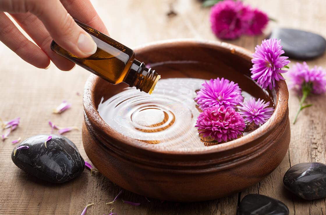 Aceites esenciales de aromaterapia para tratar problemas