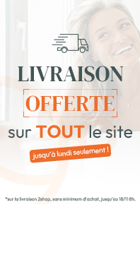 Livraison offerte sur tout le site