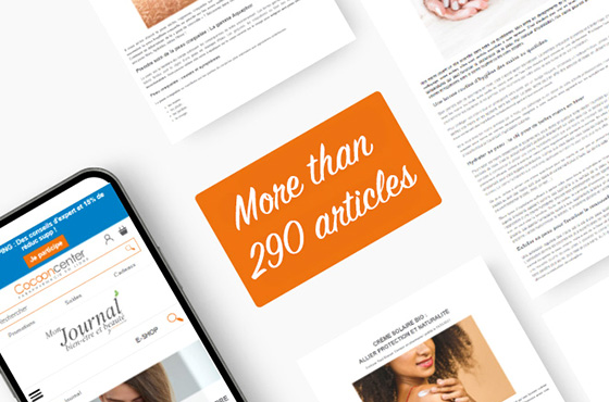 More than 290 articles