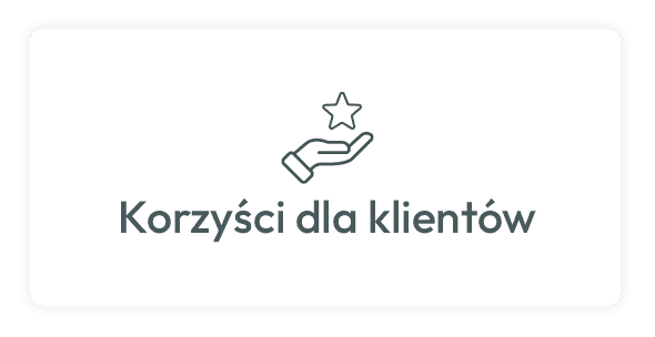 Korzyści dla klientów