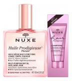 Nuxe Huile Prodigieuse Florale 100 ml + do Włosów Prodigieux Le Shampoing Brillance Miroir 30 ml w Ofercie