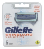 Gillette Skinguard Sensitive Recharge de 5 Lames à l\'Aloe