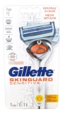 Gillette Skinguard Sensitive Rasoir à Recharge de Lames à l\'Aloe