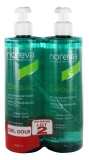Noreva Exfoliac Gel Schiumoso Delicato Set di 2 x 400 ml