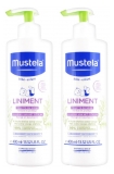 Mustela Liniment Flaschen-Pumpensatz von 2 x 400 ml