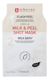 Erborian Milk & Peel Shot Mask 1 Sérum Flash Peel 3 g + 1 Masque Tissu Milk Bath 15 g