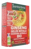 Santarome Bio Organic Ginseng Royal Jelly Guarana Acerola 20 Phials