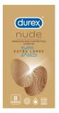 Durex Nude Extra Large XL 8 Préservatifs