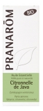 Pranarôm Huile Essentielle Citronnelle de Java (Cymbopogon winterianus) Bio 10 ml