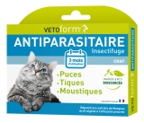 Vetoform Antiparasite Insect Repellent Cat 3 Pipettes of 1ml