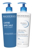 Bioderma Atoderm Ultra-Nourishing Fragrance-Free Cream 2 x 500ml