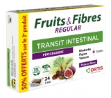 Ortis Fruits & Fibres Regular 2 x 24 Squares to Chew