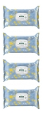 Klorane Bebé 70 Toallitas Limpiadoras Suaves Set de 4 x 70 Toallitas