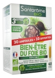 Santarome Bio Organic Liver Well-Being 30 Phials + 10 Phials Free