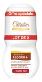 Rogé Cavaillès Déodorant Absorb+ Homme 48H Lot de 2 x 50 ml