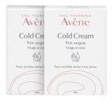 Avène Cold Cream Ultra-Rich Cleansing Bar x 2 x 100g