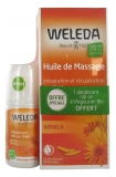 Weleda Massage Oil with Arnica 200ml + Sea-Buckthorn Deodorant Roll-On 24H 50ml Free
