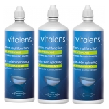Vitalens Multipurpose Solution for Supple Contact Lenses 3 x 360ml