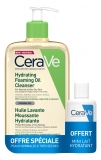 CeraVe Óleo de Limpeza Espumoso Hidratante 236 ml + Mini Leite Hidratante 20 ml Oferta