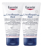 Eucerin UreaRepair PLUS Crème Mains 5% d'Urée Lot de 2 x 75 ml
