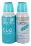 Noreva Deoliane Deodorante Dermo-Actif 24H Compresso Set di 2 x 100 ml