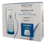 Vichy Minéral 89 Booster Diario Fortificante y Reconstituyente 50 ml + Aqualia Termal Crema Rehidratante Ligera 15 ml de Regalo