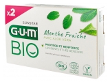 GUM Toothpaste Fresh Mint Aloe Vera Organic Lot of 2 x 75ml