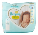 Pampers Premium Protection 24 Couches Taille 0 (Moins de 3 kg)