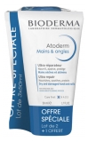 Bioderma Atoderm Crème Ultra-Nourrissante Mains & Ongles Lot de 3 x 50 ml dont 1 Offert