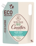 Rogé Cavaillès Shower Bath Gel Sensitive Skins Aloe Vera Organic Eco-Refill 1L