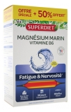 Superdiet Magnésium Marin + Vitamine B6 20 Ampoules + 10 Ampoules Offertes