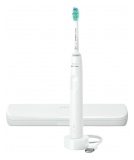 Cepillo de Dientes Eléctrico Philips Sonicare 3100 HX3673/13 Blanco + Estuche de Viaje